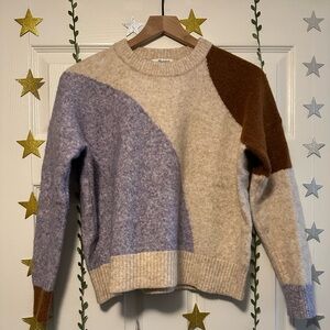 Madewell Colorblock Wool-Blend Sweater